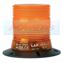 Multi-Voltage 3 Bolt Mounting Compact Xenon Flashing Amber Beacon